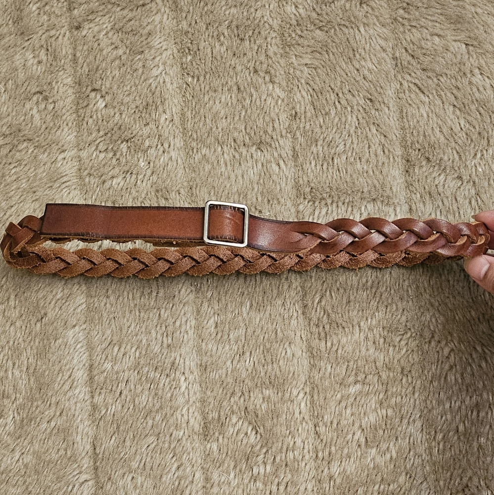 NEW Proenza Schouler Woven Braided All Leather Belt